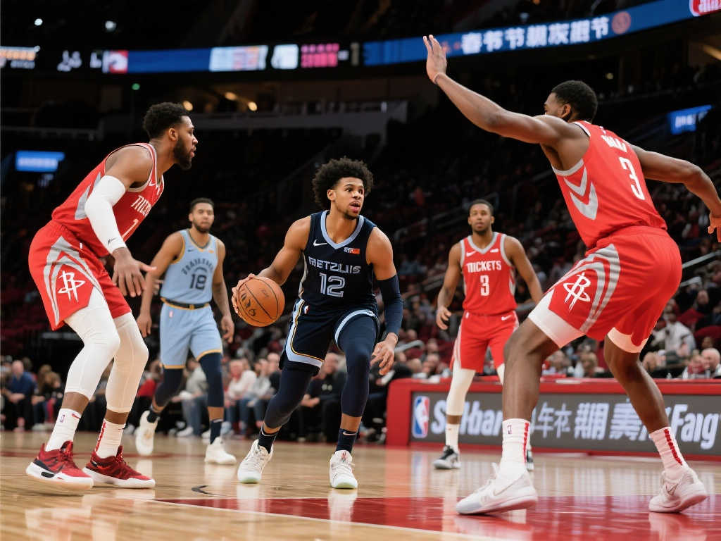 【直击】NBA春节热！灰熊逆转神迹 一分力克火箭